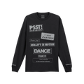 HATTIE STEWART X JAGUARSHOES Kisses Long Sleeve T Shirt - Black