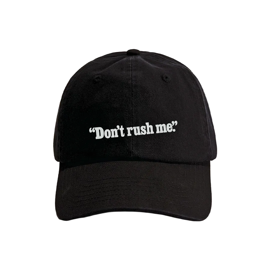 HATTIE STEWART X JAGUARSHOES Don't Rush Me Cap - Black